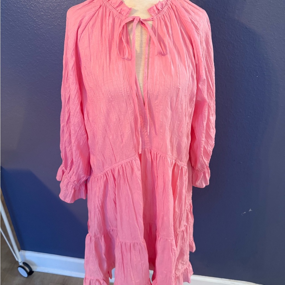 Pinch Pink Ruffled Dress - Picture 2 of 6